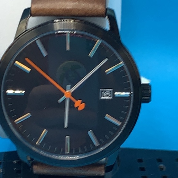 NWT Horween Leather men’s watch - Picture 1 of 5